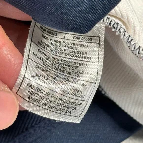 Vintage Gonzaga Bulldogs Track Jacket Womens Large 12-14 Blue Nike Team NCAA - Picture 10 of 13